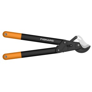 Fiskars Amboss-Astschere PowerStep L85 für Äste bis 4 cm Durchmesser.