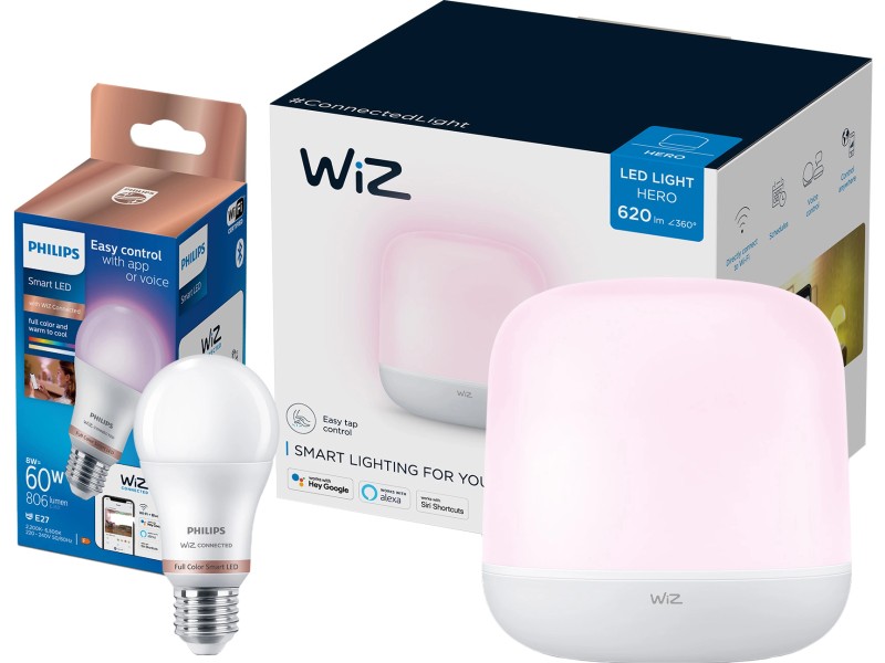 WiZ Tischleuchte Hero inkl. Philips bei LED-Lampe kaufen E27 OBI