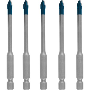 Bosch Expert Hard Keramik Bohrer-Set, 5-teilig, Ø 5 mm, für Fliesen.