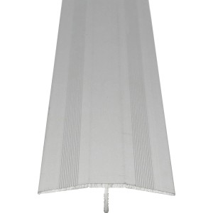 Übergangsprofil, Clip-System, 46x15mm, Silber, 1000mm, für Laminat & Parkett.