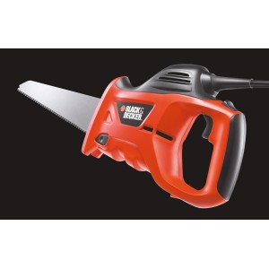 Black+Decker Elektro-Handsäge KS880EC, 400 W, orange/schwarz. Stichsäge für präzise Schnitte.