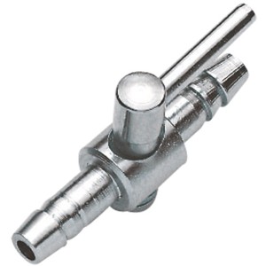 Hobby Lufthähnchen 4/6 Metall für Aquarien, Ersatzteil für Schlauchverbindungen.