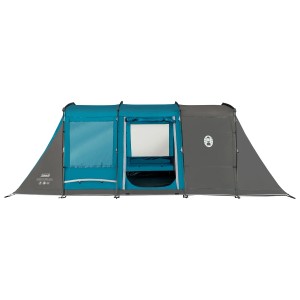 Coleman FastPitch Victoria Falls Zelt für 4 Personen in Türkis und Grau.