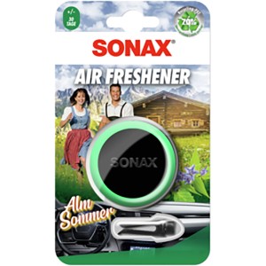 Sonax Air Freshener Alm Sommer für Auto: Bergkräuter Duft für Lüftungsgitter.