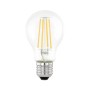 Klares E27 LED Leuchtmittel in Globeform von Eglo, 7,3W, warmweißes Licht.