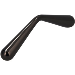 Siro Möbelgriff 911, schwarz chrom glänzend, Lochabstand 64mm.
