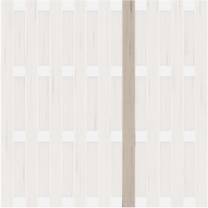 Sichtschutzzaun Jumbo WPC Senkrechtlamelle Sand
