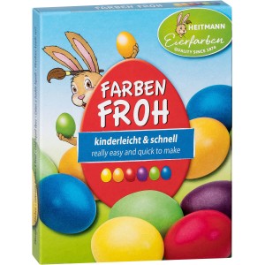 Brauns-Heitmann Eierfarben Farben Froh, 6 Farben für bunte Ostereier.
