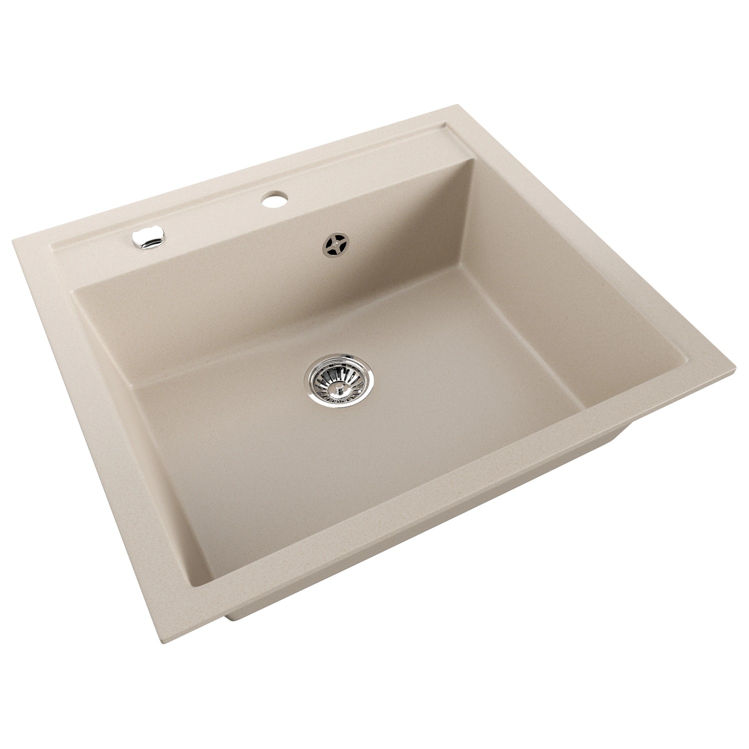 Posseik Spülbecken Elfat Granit 57 cm x 51 cm Beige kaufen bei OBI
