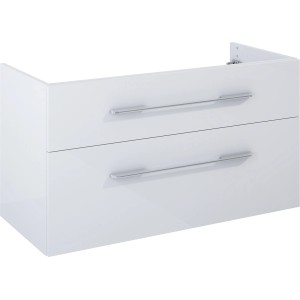 Waschbeckenunterschrank 100 cm Madrid Weiß