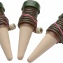 Automatisches Bewässerungssystem für Zimmerpflanzen, 3er Set mit Tonkegel und Schlauch.