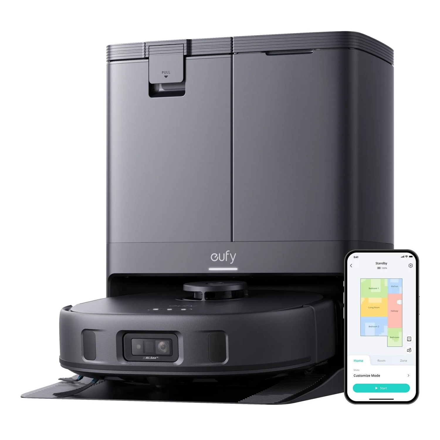 View Ruler Image Eufy Saug- und Wischroboter X10 Pro Omni kaufen bei OBI