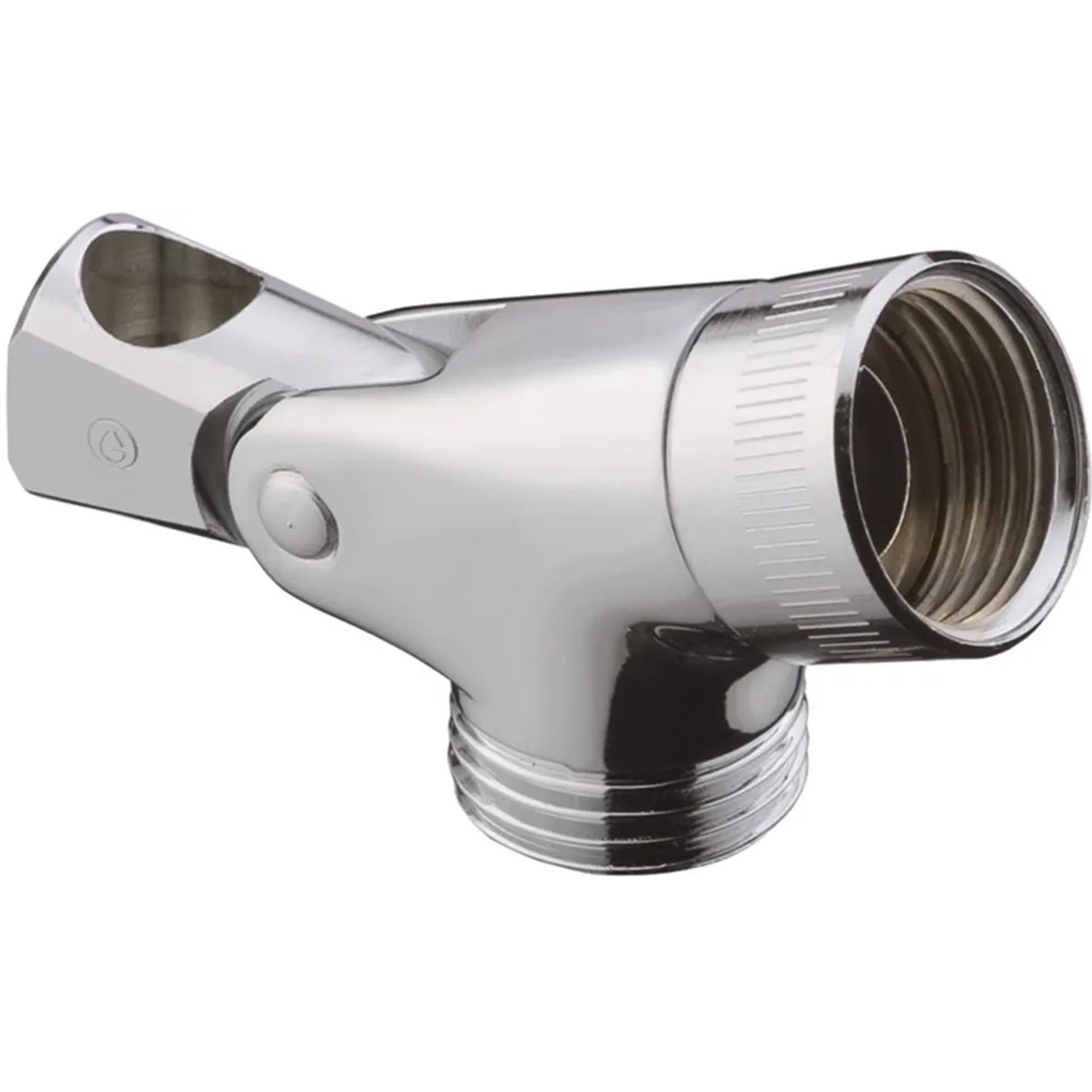 HENGBIRD 90° Duschkopf-Adapter Aus Messing – Für 1/2 Zoll Schlauch, Mit Dichtung, Gelenkig Drehbar