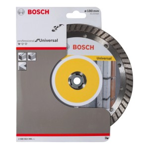 Bosch Diamanttrennscheibe Universal Turbo, 180 mm, für Winkelschleifer.