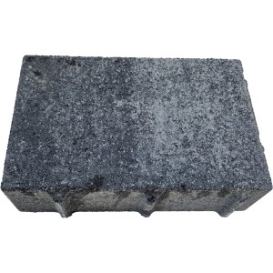 Pflasterstein Modern, 16x24x6 cm, anthrazit-grau meliert. Ideal für Einfahrten und Stellplätze.