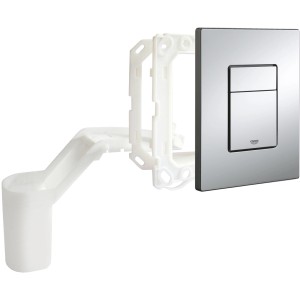 Grohe Skate Cosmopolitan Fresh WC-Drückerplatte Set, Chrom, mit Duft-Tab-Halterung.