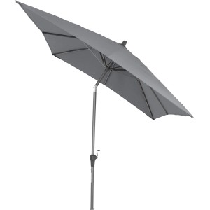 Siena Garden Marktschirm, 300x200 cm, anthrazit, mit Kurbelmechanik.