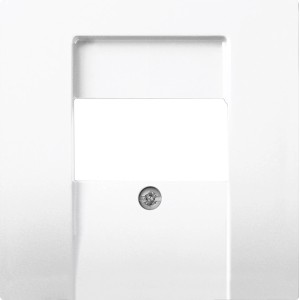 Busch-Jaeger TAE-Abdeckung Solo, studioweiß, für Telefondosen.