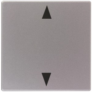Link2Home Abdeckung für Jalousieschalter, Futura platin, mit Pfeilen
