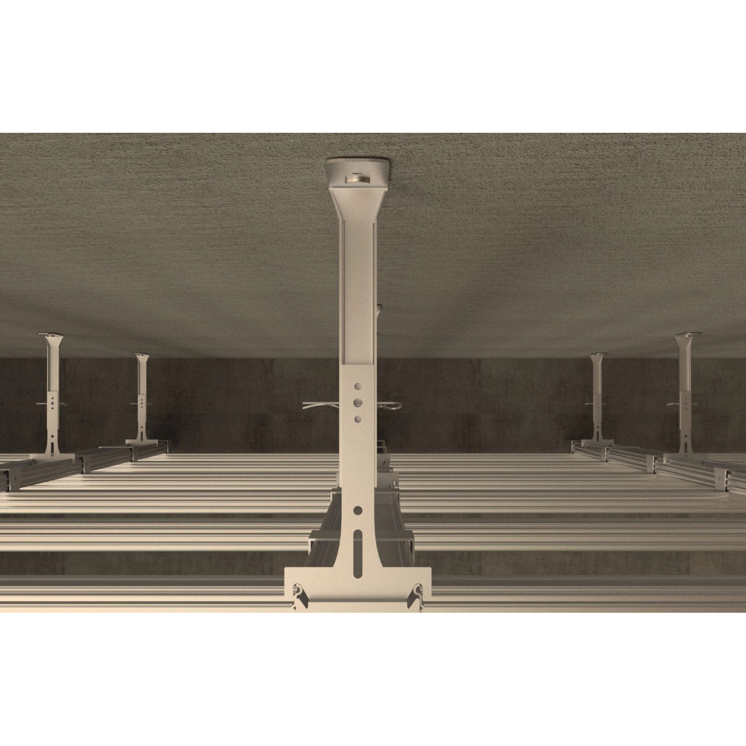 Montage von abgehängter Decke mit fischer Deckennagel FDN II 6/5 Dübeln.