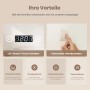 Emke Badspiegel Vorteile: LED-Touch-Uhr, Wandschalter, Energiespar-, Speicherfunktion & klare Farbwiedergabe.