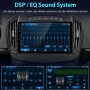 9 Zoll Autoradio Display mit Equalizer und DSP/EQ Sound System für Opel Insignia. Audioeinstellungen für Bässe, Höhen, Mitten.