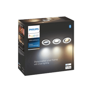 Philips Hue Smart-Einbauspot Milliskin White Ambiance Weiß 3er Pack