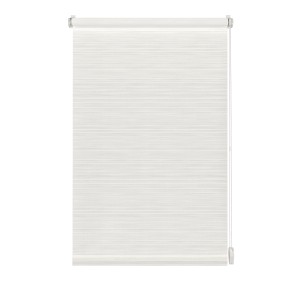 Gardinia EasyFix Rollo Dekor Streifen, 120x150 cm, weiß, lichtdurchlässig.