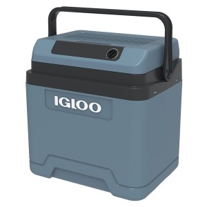 Igloo Kühlbox IE24 AC/DC, 24 l, eisblaue thermoelektrische Box mit Tragegriff.
