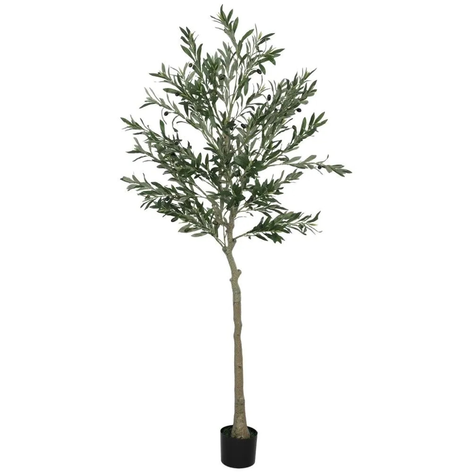 HOMCOM Künstlicher Olivenbaum Groß 180 cm Plastik Künstliche Pflanzen kaufen bei OBI