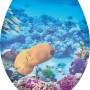 baliv WC-Sitz Rabago mit Unterwasserwelt-Motiv und Absenkautomatik.