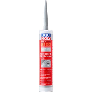 Liqui Moly Karosserie Dichtmasse Grau, 300ml Kartusche für Lack- und Karosseriereparatur.