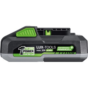LUX-TOOLS Akku AK-20/4.0, 20 V, 4 Ah, für 1 PowerSystem Geräte. Akku für Elektrowerkzeuge.