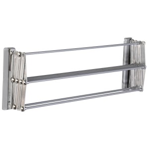 Artweger Scherentrockner RuckZuck 60 cm, Wand-Wäscheständer ausziehbar mit Stahlstäben.