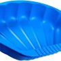 Blaue Big Sandmuschel/Wassermuschel (73x88x22cm) für Kinder ab 1,5 Jahren.