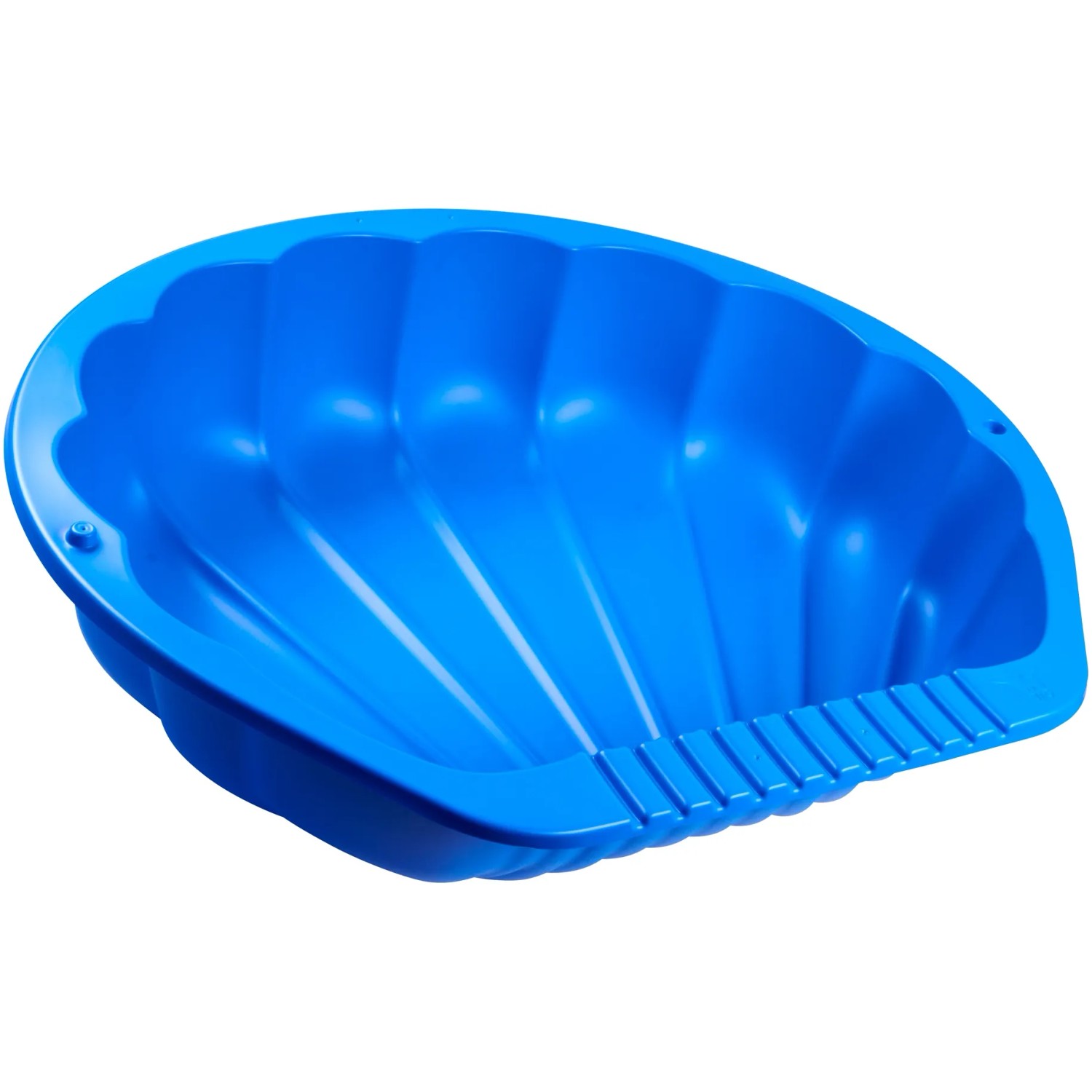 Blaue Big Sandmuschel/Wassermuschel (73x88x22cm) für Kinder ab 1,5 Jahren.