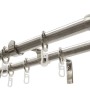 Gardinia Gardinenstangen-Set Konus, 2-läufig, ausziehbar, mit Ringen und Trägern.