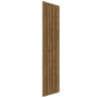 Denpanels Akustikpaneel Nordic Outdoor Design mit Thermoholz und schwarzem Filz.