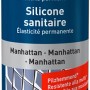 OBI Sanitär-Silikon Manhattan, 310ml Kartusche für Bad, Küche & WC. Dauerelastisch und pilzhemmend.