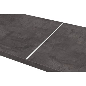 Kaindl Fugenleiste-Längsverbindung für Arbeitsplatten Alu 600 mm x 38 mm