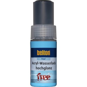 Belton Free AQUAcolours Lackstift RAL 9005 Tiefschwarz hochglänzend 9 ml