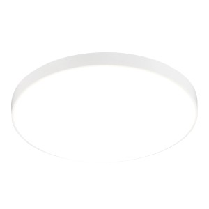 Weiße, runde Reality LED-Deckenleuchte Alioth, geeignet für Bad und Feuchträume.