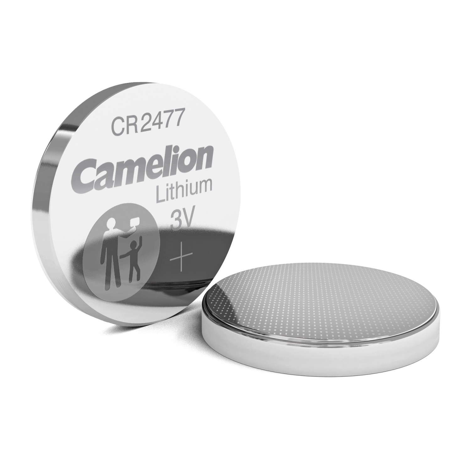 Camelion CR2477 Lithium Knopfzelle, 3V Batterie für z.B. Fernbedienungen.