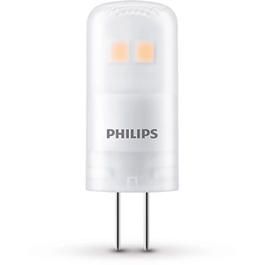 Philips G4 LED-Leuchtmittel, 1 W, warmweiß, 115 Lumen, EEK F. Kompakte LED Lampe mit Stiftsockel.