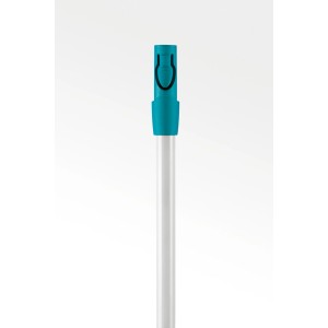 Leifheit Fensterwischer Window & Frame Cleaner L Stiel, weiß/türkis, Detailansicht.