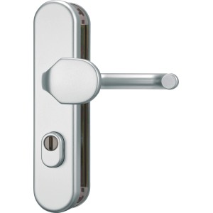 Abus Schutzbeschlag SB 815 Aluminiumfarben Beidseitig Drücker