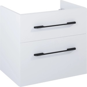 Maximus Waschbeckenunterschrank MADRID Weiß matt 60 cm