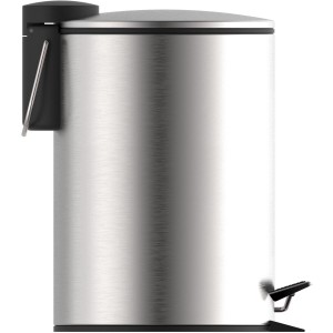 Eisl Kosmetikeimer aus Edelstahl, 3 Liter, mit Pedal und Absenkautomatik.