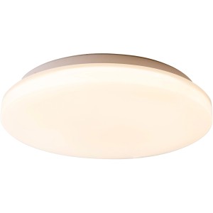 Weiße LED-Deckenleuchte Fontana von Näve mit Bewegungsmelder für angenehmes Licht.