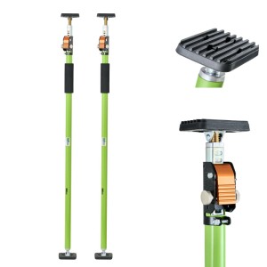 TRUTZHOLM 2x Einhandstütze 160 bis 290 cm Montagestütze Deckenstütze 60 kg Höhenverstellbar